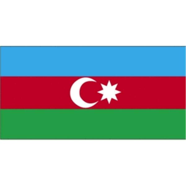 Ss Collectibles 4 ft. X 6 ft. Nyl-Glo Azerbaijan Flag SS165097